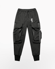 Street Style Black Slim Fit Cargo Pants