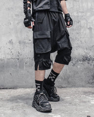 Ninja Long Cargo Shorts