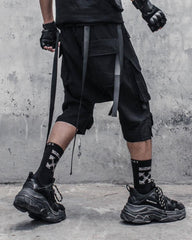 Ninja Long Cargo Shorts
