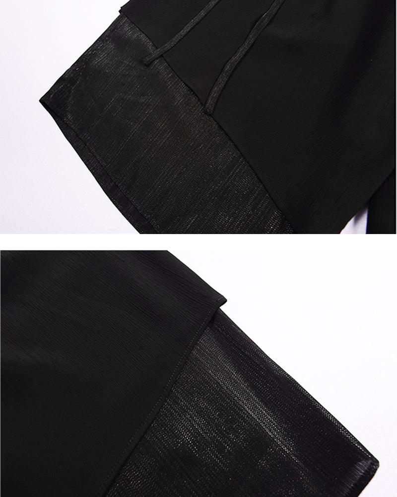 Summer Women Mesh Skirt Pants