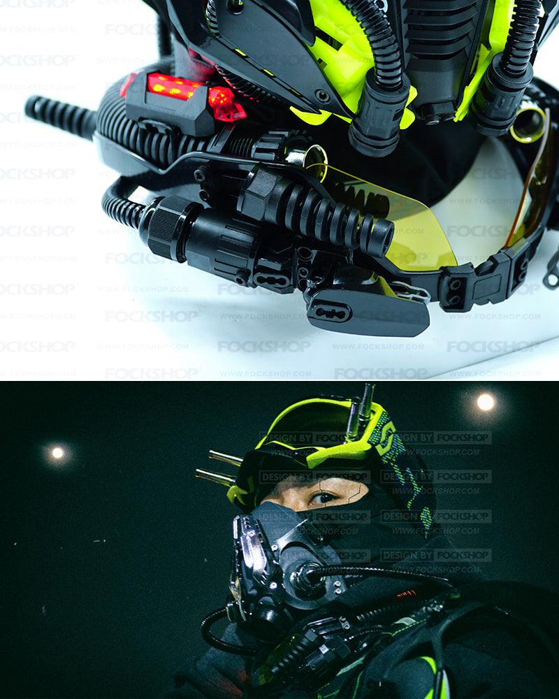Out of Space Cyberpunk Futuristic Necklace