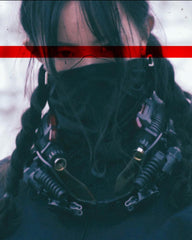 Out of Space Cyberpunk Futuristic Necklace