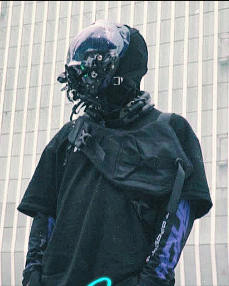 Out of Space Cyberpunk Futuristic Necklace