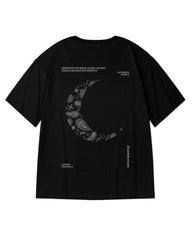 Oversize Streetwear Moon Graphic T-Shirt