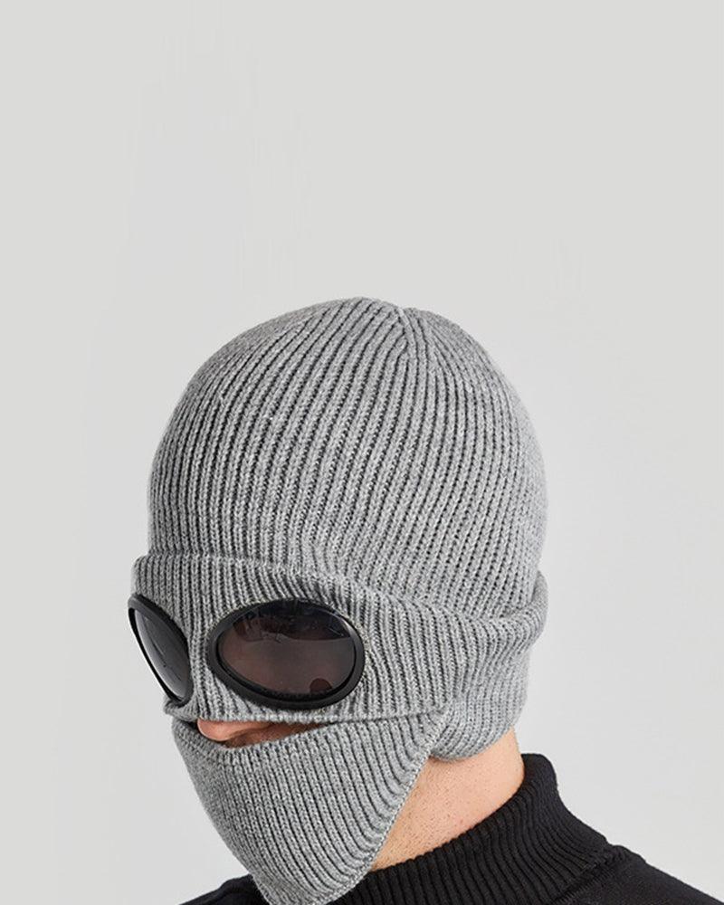 Pilot Knitted Ski Mask And Hat