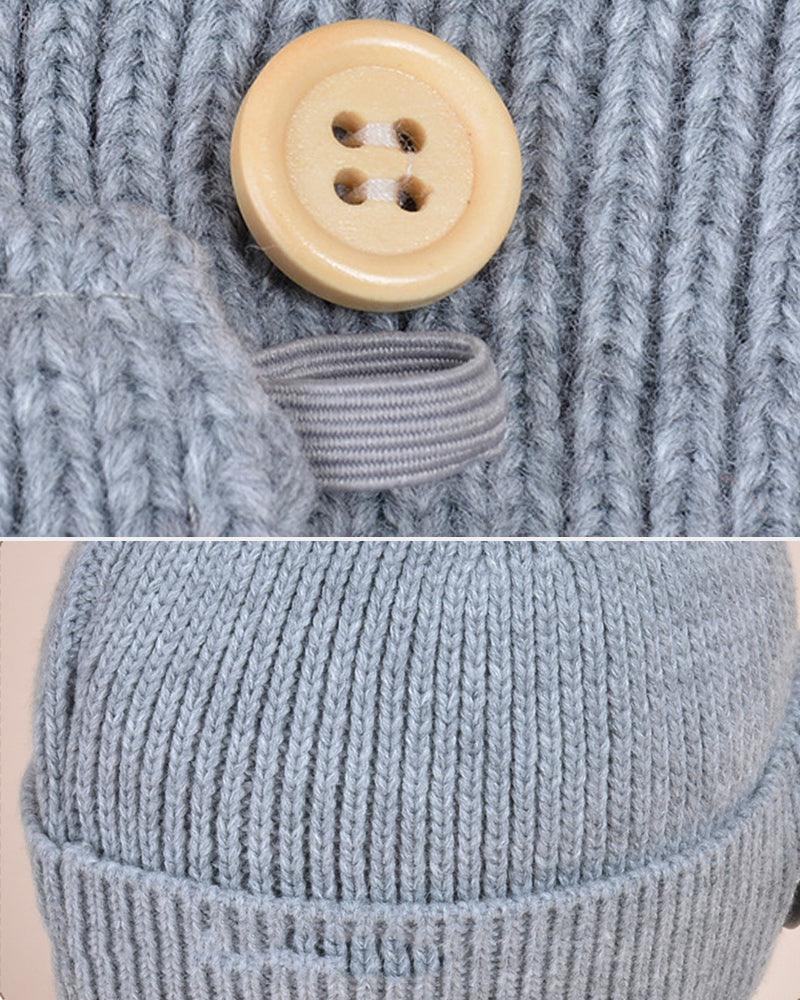Pilot Knitted Ski Mask And Hat