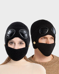 Pilot Knitted Ski Mask And Hat