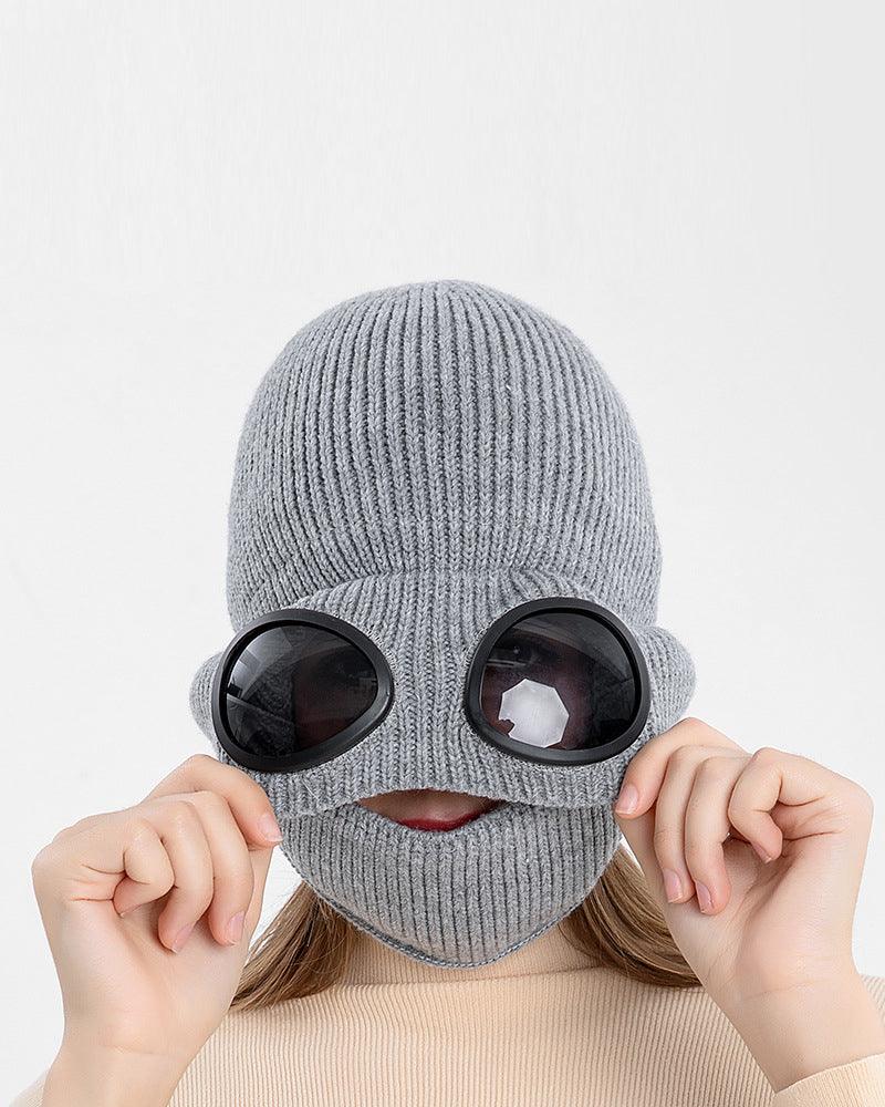 Pilot Knitted Ski Mask And Hat