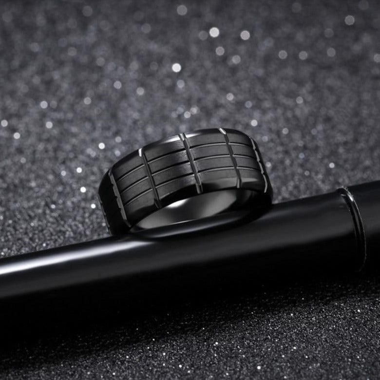 Black Tungsten Carbide Ring