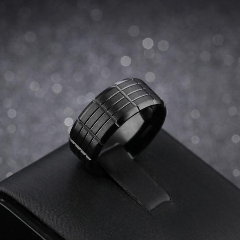 Black Tungsten Carbide Ring