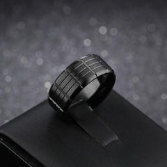 Black Tungsten Carbide Ring