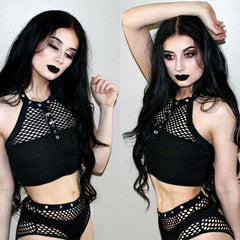 Gothic Fishnet Top