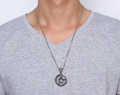 Silver Star Necklace