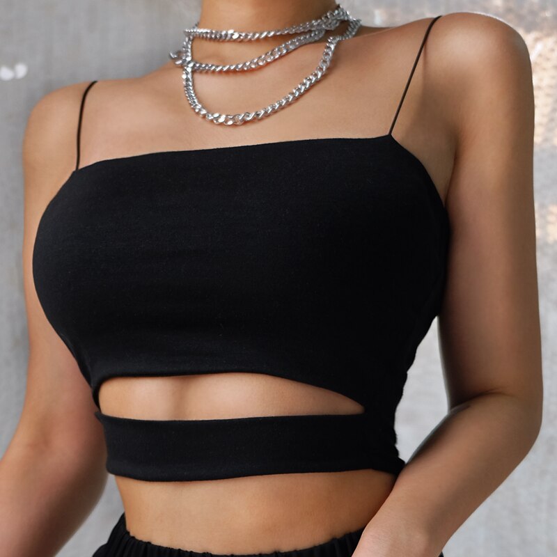 Streetwear Basic Crop Cami