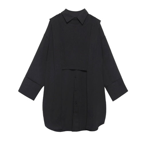 Oversized Two Piece Long Sleeve Top