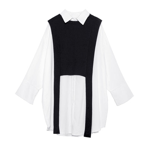 Oversized Two Piece Long Sleeve Top