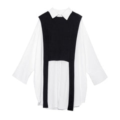 Oversized Two Piece Long Sleeve Top