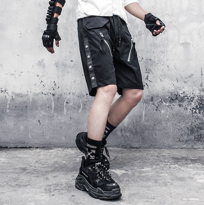11 Bybbs Zipper Pocket Short Black