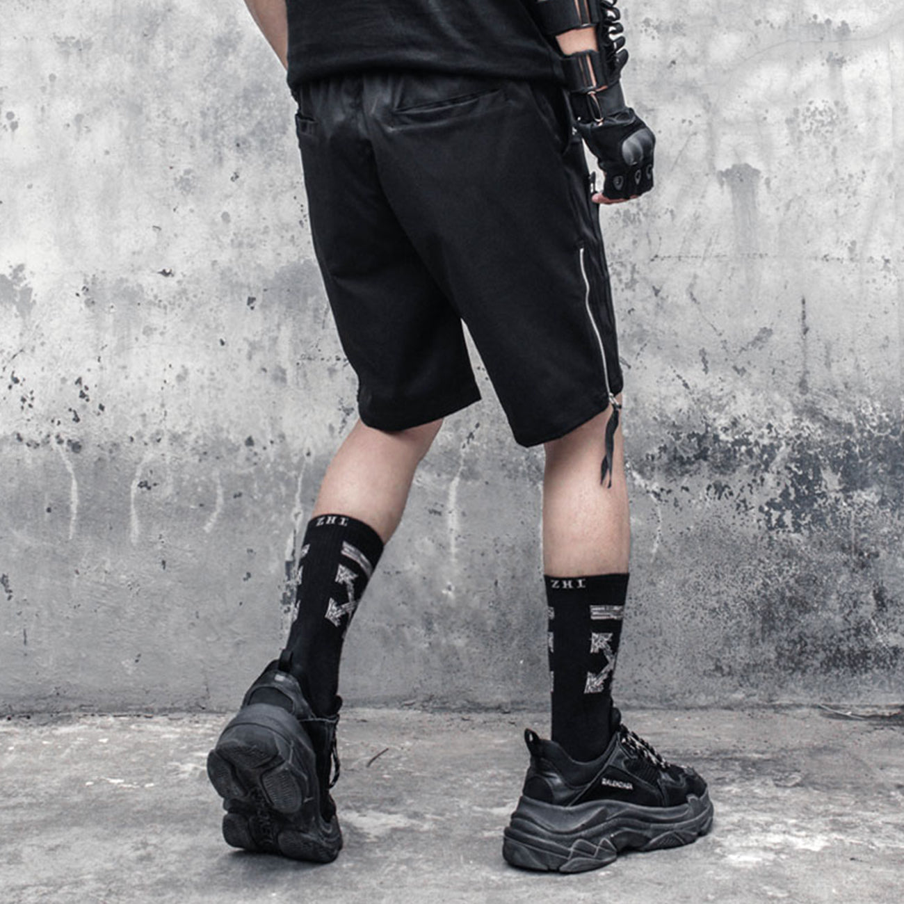 Zipper Techwear Summer Short