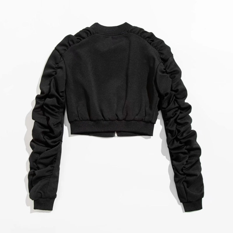 Techwear Short Zip Up Jacket Women's