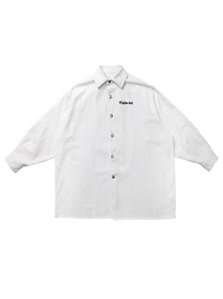 Dark Button Long Sleeve T-shirt