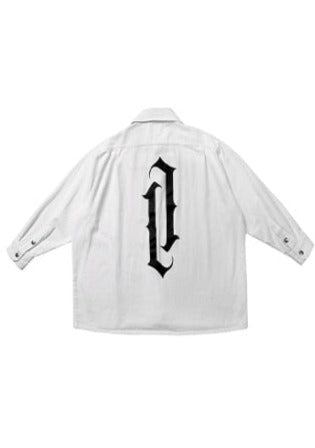 Dark Button Long Sleeve T-shirt