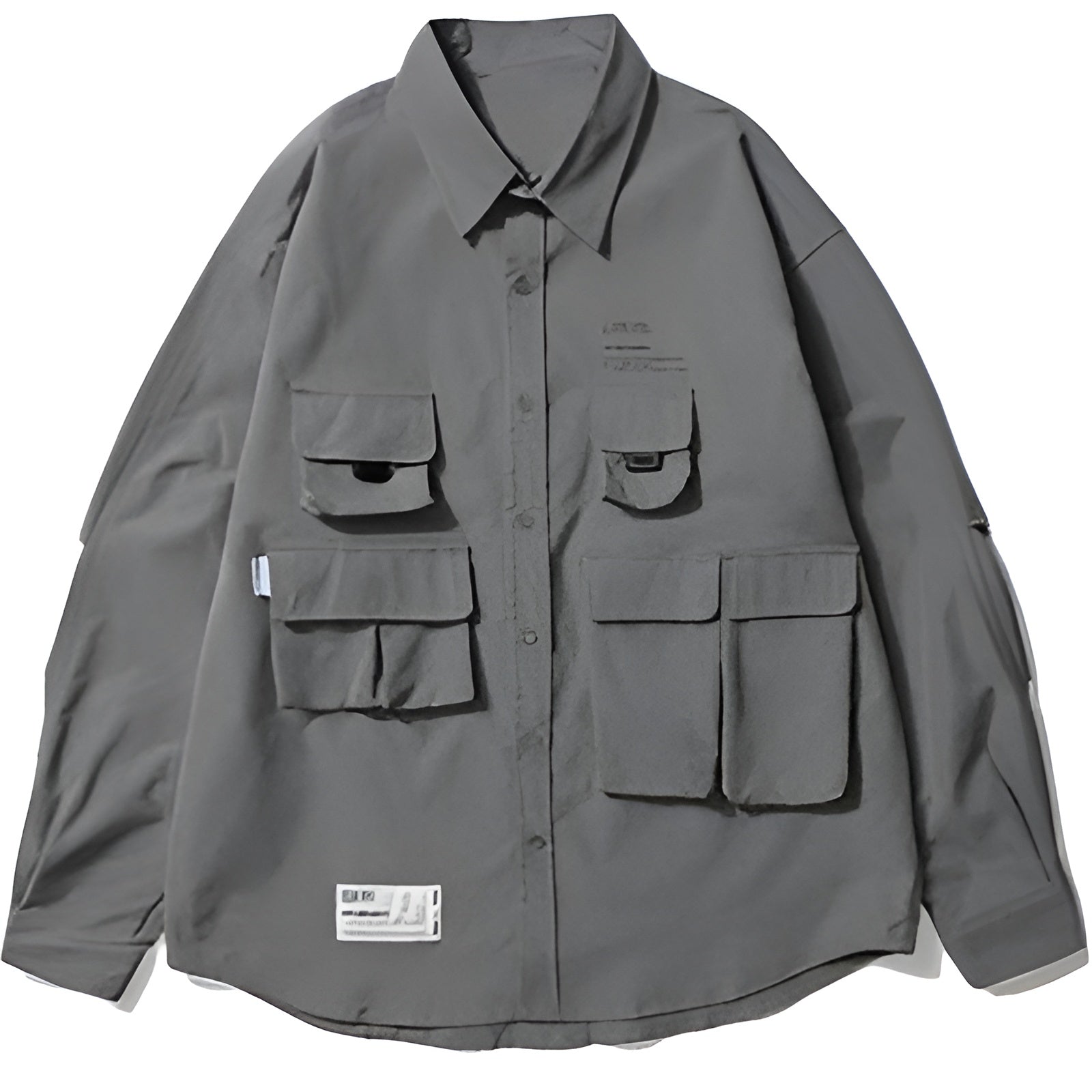 Multi Pocket Long Sleeve Shirt