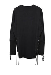 Elastic Drawstring Long Sleeve