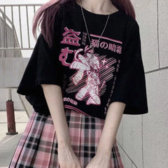 Pink Anime T-shirt