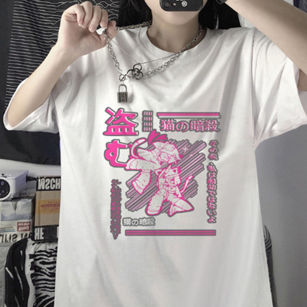 Pink Anime T-shirt