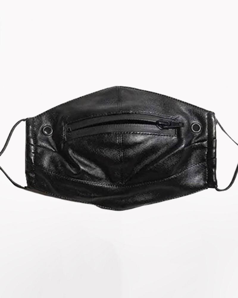 Punk Boy Zipper Leather Mask