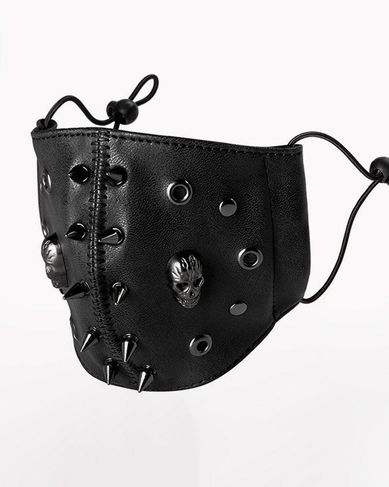 Read Your Mind Punk Skull Rivet Mask