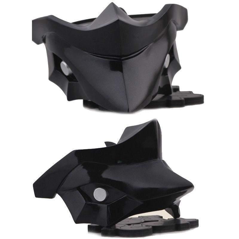 Real Deal Fella Cyberpunk Half Face Oni Mask