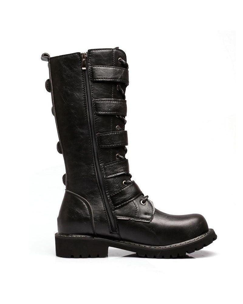 Punk Motorcycle Riding Boots
