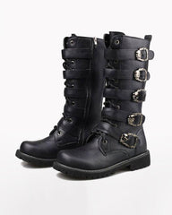 Punk Motorcycle Riding Boots