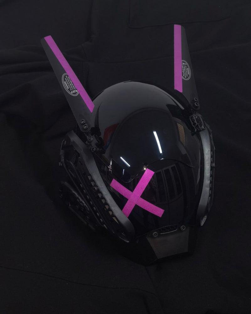 Futuristic Wing Cyberpunk Helmet Mask
