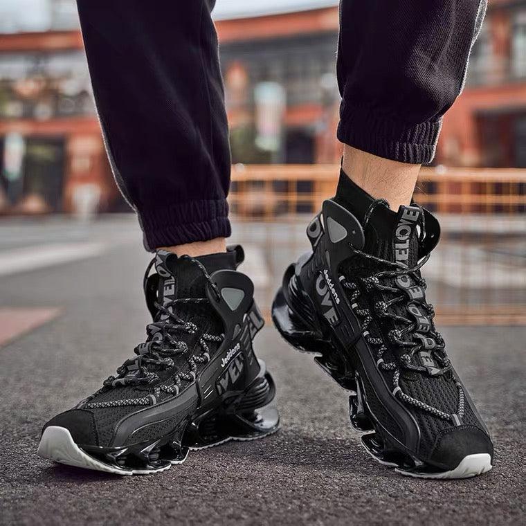 Breathable Blade High Top Sneakers