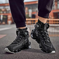 Breathable Blade High Top Sneakers