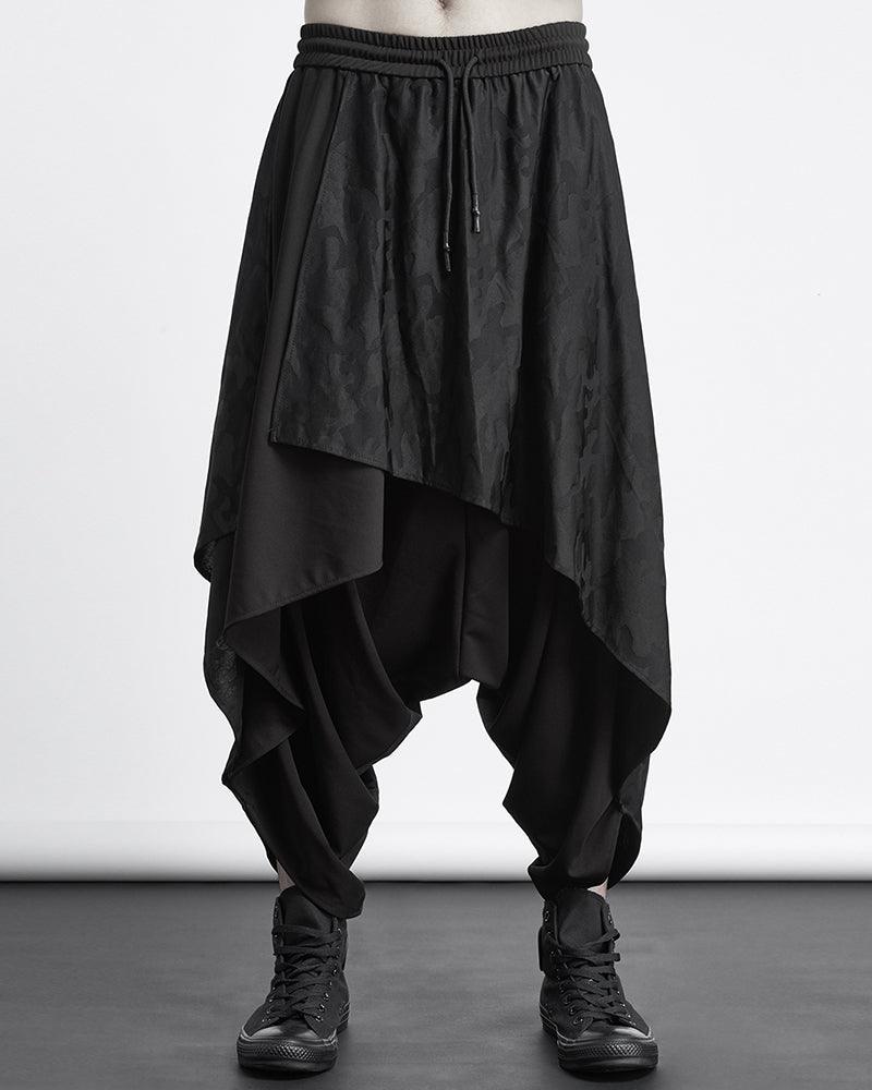 Mens Streetwear Baggy Ninja Pants