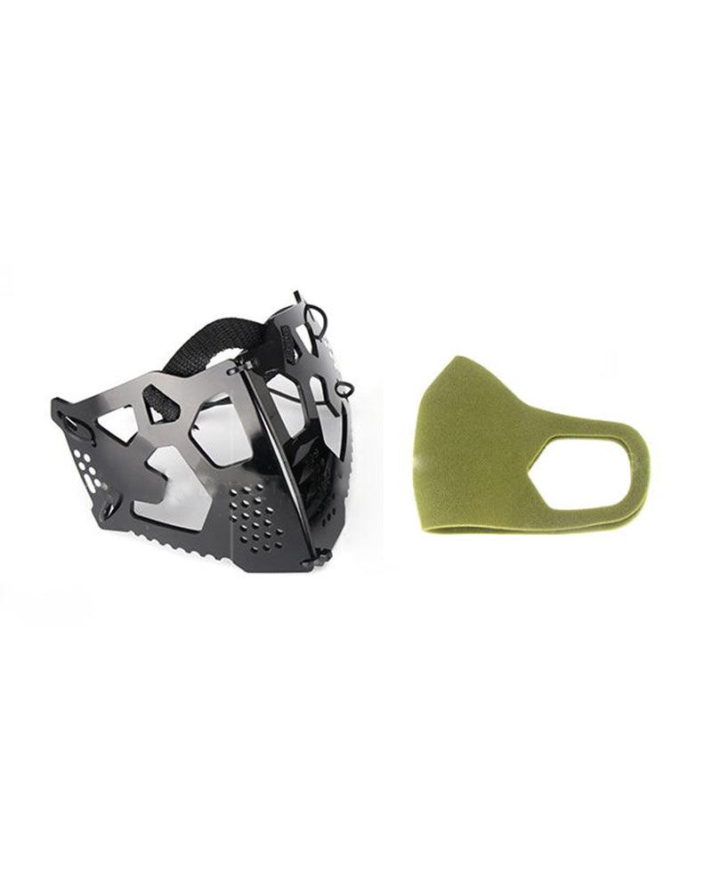 Urban Mechanical Cyberpunk Sci-fi Face Mask