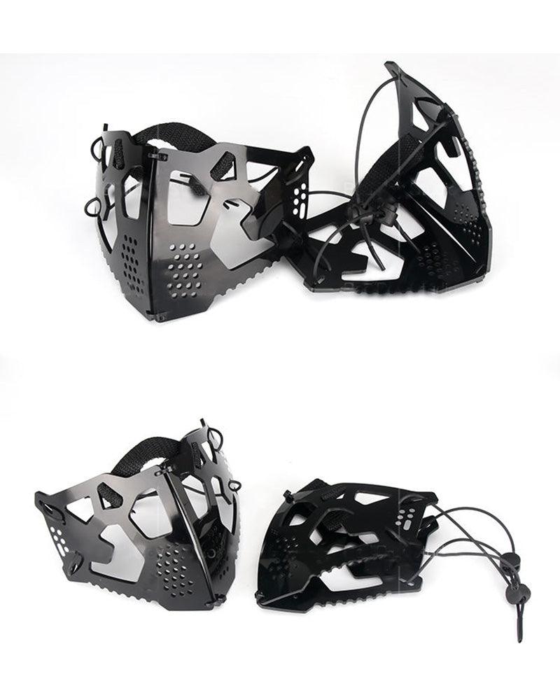 Urban Mechanical Cyberpunk Sci-fi Face Mask
