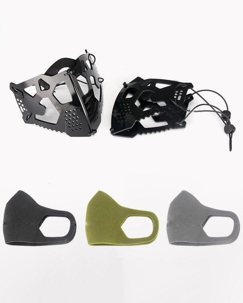 Urban Mechanical Cyberpunk Sci-fi Face Mask