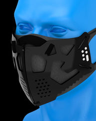 Urban Mechanical Cyberpunk Sci-fi Face Mask