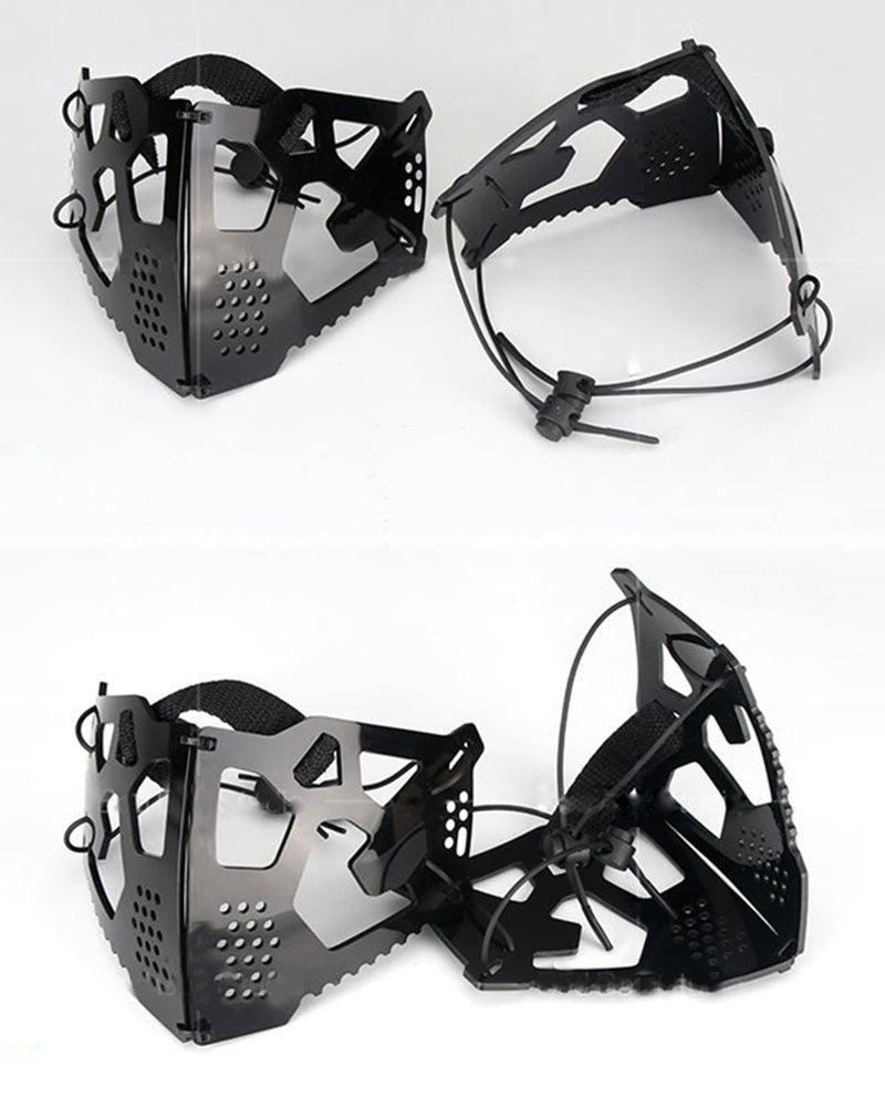 Urban Mechanical Cyberpunk Sci-fi Face Mask