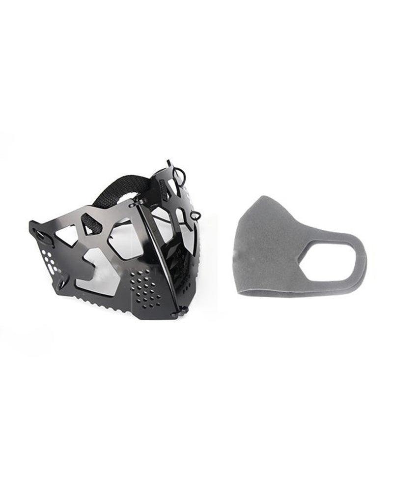 Urban Mechanical Cyberpunk Sci-fi Face Mask
