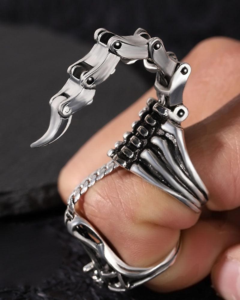 Scorpion Bone Telescopic Ring