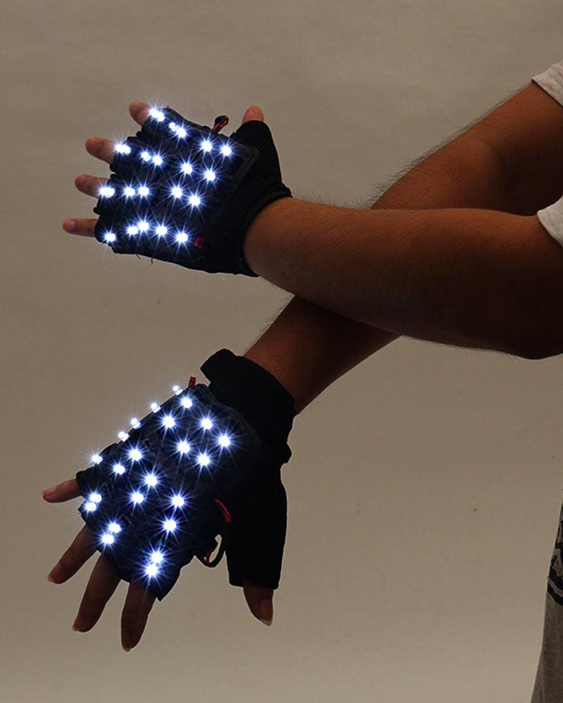 Rave Clothing Light Up Glasses And Gloves (Sold Separately)