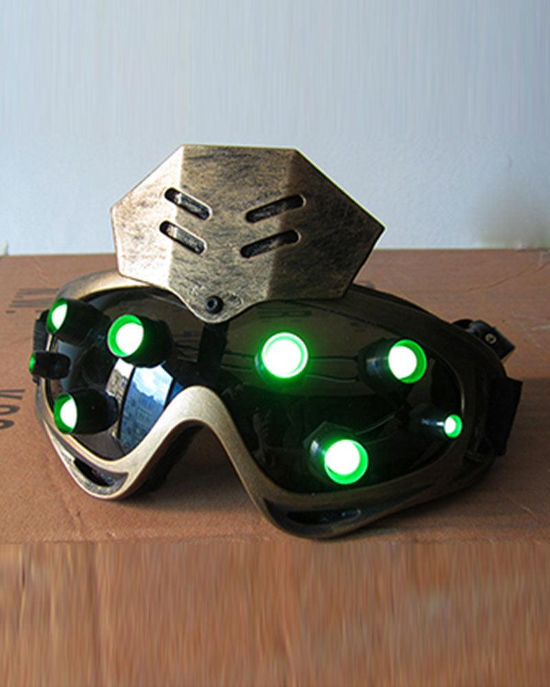 Cyberpunk Futuristic Goggles And Mask (Sold Separately)
