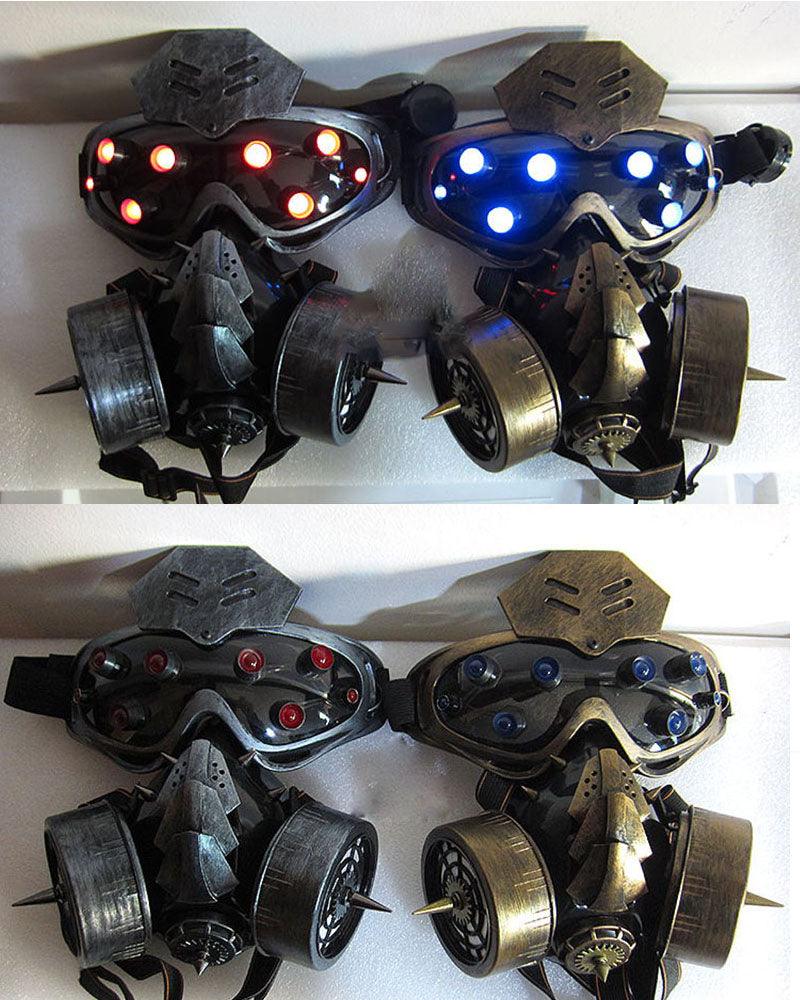 Cyberpunk Futuristic Goggles And Mask (Sold Separately)