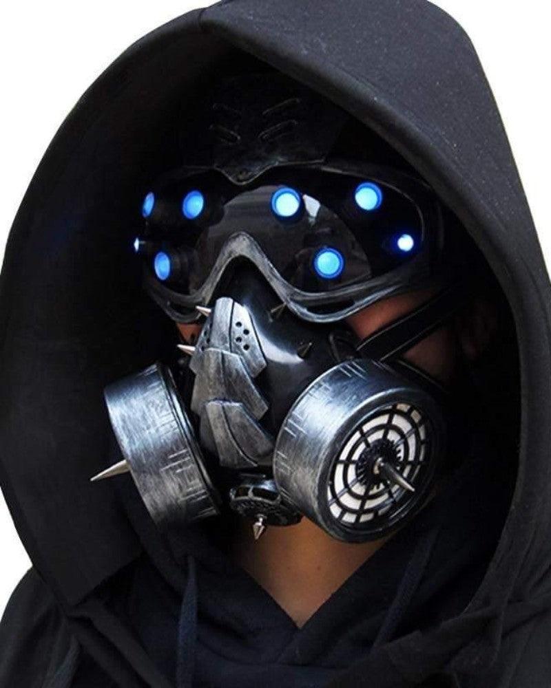 Cyberpunk Futuristic Goggles And Mask (Sold Separately)